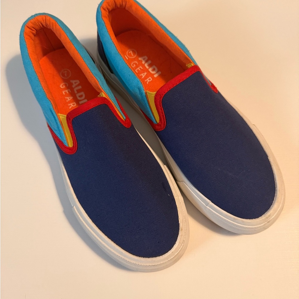 Aldi Gear Women's Colorful Slip-On Sneakers - NWOT
